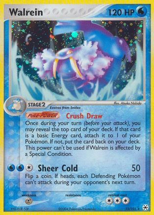 Walrein (15/101) [Hidden Legends] Holofoil - Holo Rare