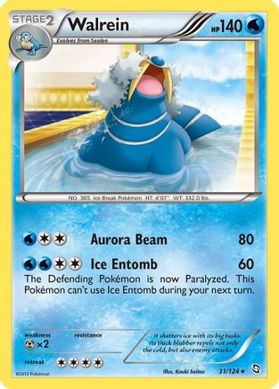 Walrein (31/124) [Dragons Exalted] Reverse Holofoil - Rare