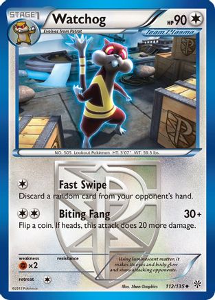 Watchog (Team Plasma) (112/135) [Plasma Storm] - Uncommon