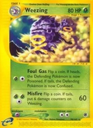 Weezing (070/165) [Expedition] Reverse Holofoil - Rare
