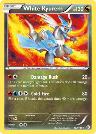White Kyurem (102/149) [Boundaries Crossed] - Rare
