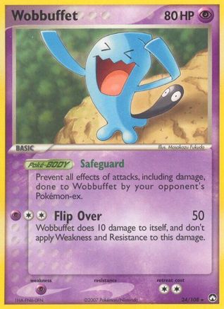 Wobbuffet (24/108) [Power Keepers] Reverse Holofoil - Rare