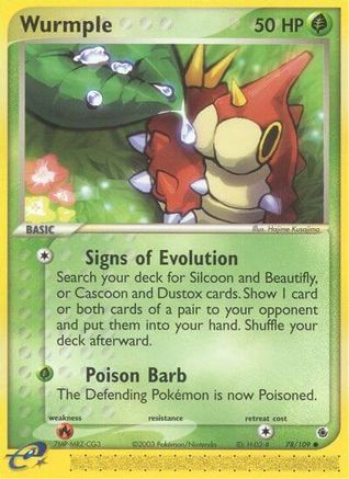 Wurmple (78/109) [Ruby and Sapphire] - Common