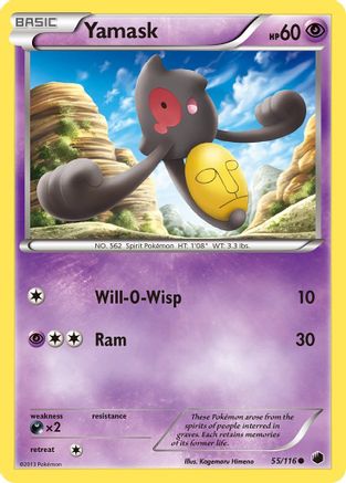 Yamask (55/116) [Plasma Freeze] - Common