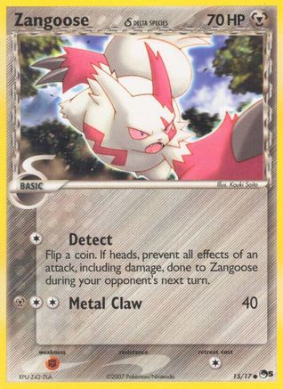 Zangoose (Delta Species) (015/17) [POP Series 5] - Common