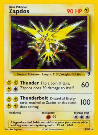 Zapdos (19/110) [Legendary Collection] Reverse Holofoil - Holo Rare
