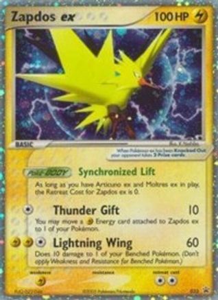Zapdos ex - 033 (EX Collector's Window Tins) (33/40) [Nintendo Promos] Holofoil - Promo