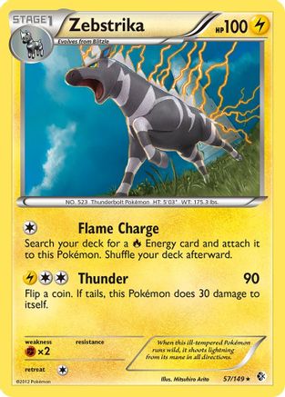 Zebstrika (57/149) [Boundaries Crossed] Holofoil - Holo Rare