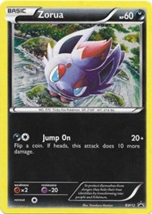 Zorua - BW12 (BW12/101) [Black and White Promos] Holofoil - Promo