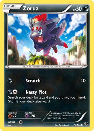 Zorua (72/146) [XY Base Set] - Common