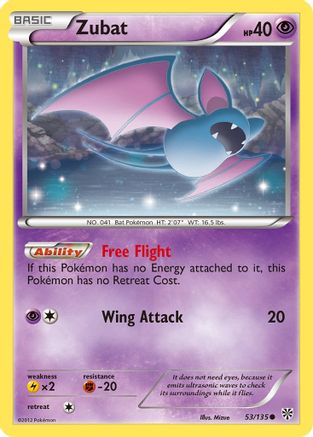 Zubat (53/135) [Plasma Storm] - Common