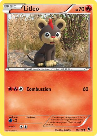 Litleo (018/106) [XY  Flashfire] - Common