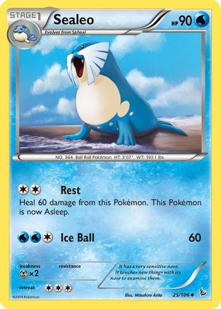 Sealeo (025/106) [XY  Flashfire] - Uncommon
