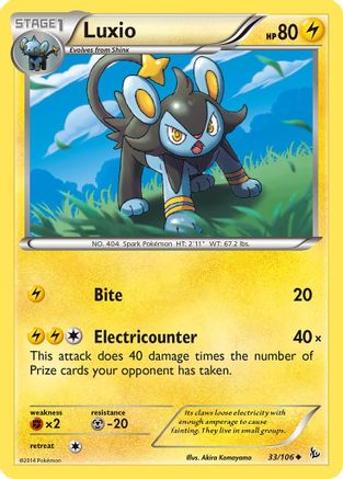 Luxio (033/106) [XY  Flashfire] - Uncommon