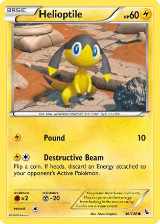 Helioptile (036/106) [XY  Flashfire] - Common