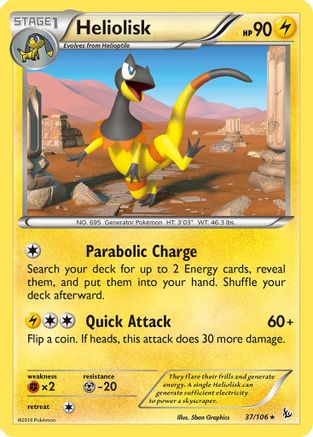 Heliolisk (037/106) [XY  Flashfire] - Rare