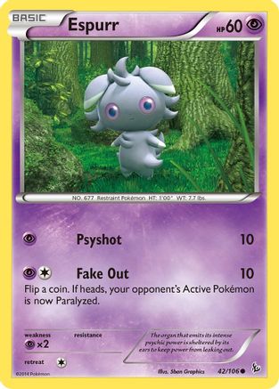 Espurr (042/106) [XY  Flashfire] - Common