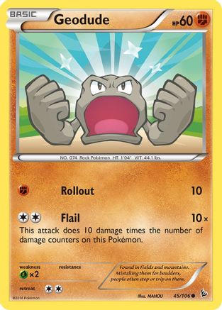Geodude (045/106) [XY  Flashfire] - Common