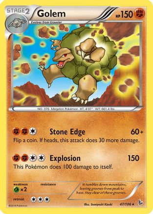 Golem (047/106) [XY  Flashfire] - Rare