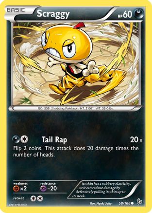 Scraggy (058/106) [XY  Flashfire] - Common