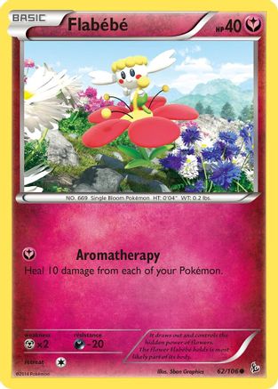 Flabebe (062/106) [XY  Flashfire] Reverse Holofoil - Common