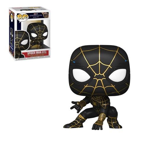 Spider-Man Black & Gold Suit #911 - Marvel Spider-Man No Way Home