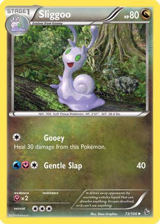 Sliggoo (073/106) [XY  Flashfire] Reverse Holofoil - Uncommon