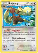Lopunny (085/106) [XY  Flashfire] Reverse Holofoil - Rare