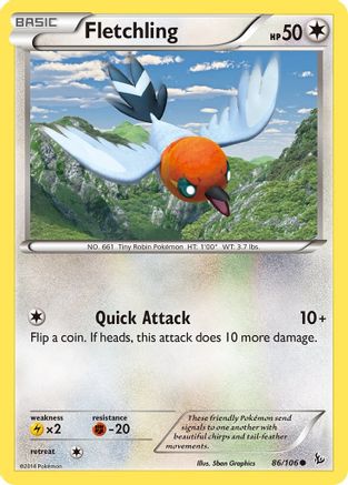 Fletchling (086/106) [XY  Flashfire] - Common