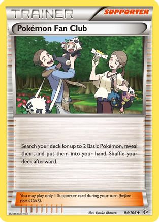 Pokemon Fan Club (094/106) [XY  Flashfire] - Uncommon