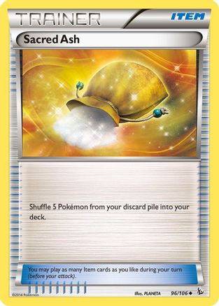 Sacred Ash (096/106) [XY  Flashfire] - Uncommon