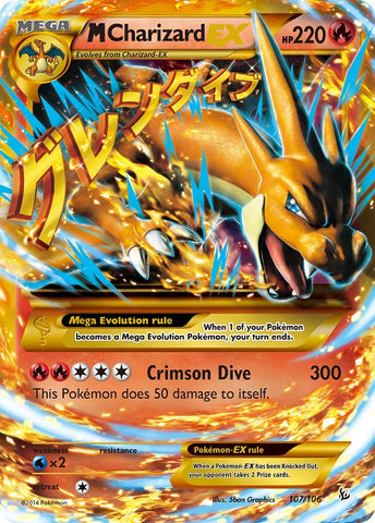 M Charizard EX (Y) (Secret) [FLF - 107/106]