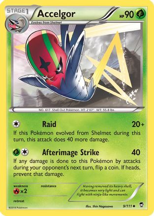 Accelgor (009/111) [XY  Furious Fists] - Uncommon