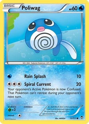 Poliwag (015/111) [XY  Furious Fists] - Common