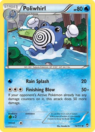 Poliwhirl (016/111) [XY  Furious Fists] - Uncommon