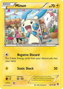 Minun (032/111) [XY  Furious Fists] Reverse Holofoil - Common