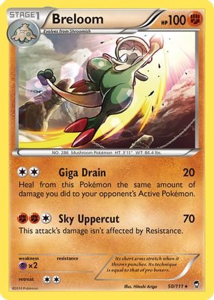 Breloom (050/111) [XY  Furious Fists] - Rare