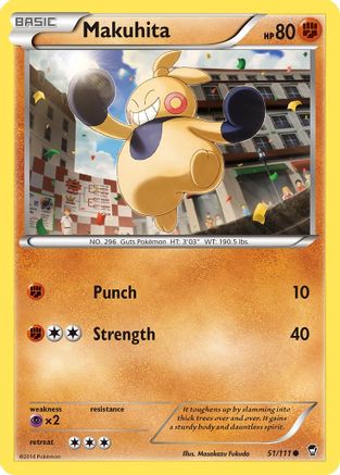 Makuhita (051/111) [XY  Furious Fists] - Common