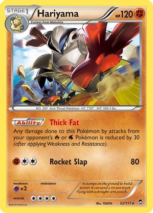 Hariyama (052/111) [XY  Furious Fists] - Rare