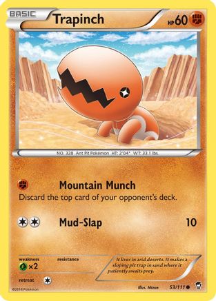 Trapinch (053/111) [XY  Furious Fists] - Common