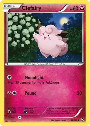 Clefairy (069/111) [XY  Furious Fists] - Common