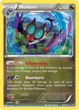 Noivern (077/111) [XY  Furious Fists] Holofoil - Holo Rare