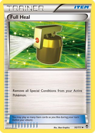 Full Heal (093/111) [XY  Furious Fists] - Uncommon