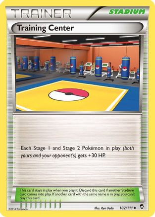 Training Center (102/111) [XY  Furious Fists] - Uncommon