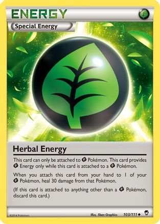 Herbal Energy (103/111) [XY  Furious Fists] - Uncommon