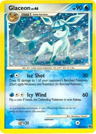 Glaceon (DP Majestic Dawn) (20/100) [Deck Exclusives] Holofoil - Holo Rare