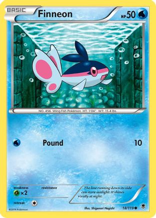 Finneon (18/119) [XY  Phantom Forces] - Common