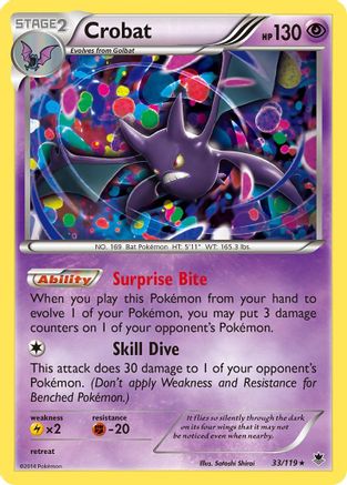 Crobat (033/119) [XY  Phantom Forces] - Rare