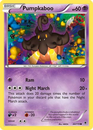 Pumpkaboo (044/119) [XY  Phantom Forces] - Common