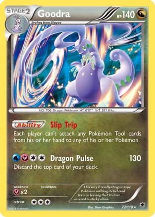 Goodra (077/119) [XY  Phantom Forces] Reverse Holofoil - Holo Rare
